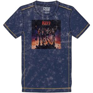 KISS Destroyer Snow Wash T-Shirt in Navy Size: Large Navy L KISS Destroyer Snow Wash T-Shirt in Navy Size: Large Navy L