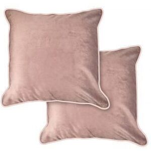 New Edge Blinds Plush Velvet Soft Touch Cushion Cover in Pink Size: 43 cm x 43 cm Pink 43 cm x 43 cm New Edge Blinds Plush Velvet Soft Touch Cushion Cover in Pink Size: 43 cm x 43 cm Pink 43 cm x 43 cm