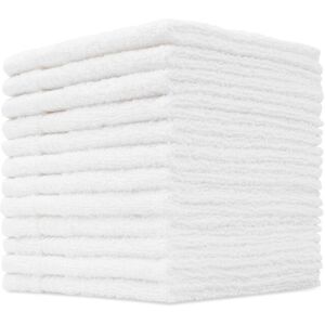 CityComfort Pack Of 12 Towels in White White CityComfort Pack Of 12 Towels in White White