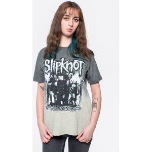 Slipknot Barcode Photo Dip Dye T-Shirt in Grey Size: XL Grey XL Slipknot Barcode Photo Dip Dye T-Shirt in Grey Size: XL Grey XL
