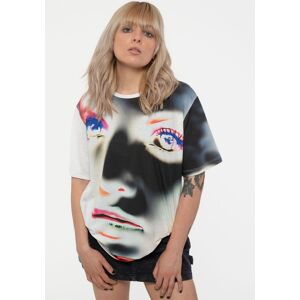 Slipknot Adderall Face Inverted Sublimation Dye Print T-Shirt in White Size: XL White XL Slipknot Adderall Face Inverted Sublimation Dye Print T-Shirt in White Size: XL White XL