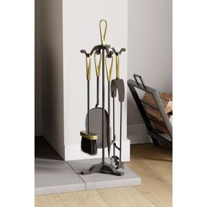 Home Discount Fire Vida 5 Piece Buxton Companion Set Indoor Outdoor Fireplace Tool in Metallic Gold Metallic Gold Home Discount Fire Vida 5 Piece Buxton Companion Set Indoor Outdoor Fireplace Tool in Metallic Gold Metallic Gold