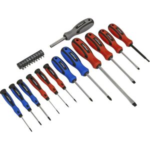 Loops 23 PACK Premium Soft Grip Screwdriver Set & Storage Case - Slotted Phillips POZI Multicolor Loops 23 PACK Premium Soft Grip Screwdriver Set & Storage Case - Slotted Phillips POZI Multicolor