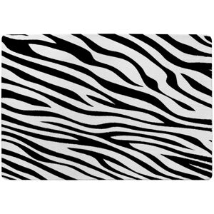 Benjamin Tate Design Print Of Zebra Stripes Designer Rug in Natural Size: Large Natural Large Benjamin Tate Design Print Of Zebra Stripes Designer Rug in Natural Size: Large Natural Large