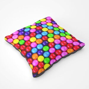 Warren Reed - Designer Brightly Colored Gum Balls Floor Cushion in Pink Size: Large Pink Large Warren Reed - Designer Brightly Colored Gum Balls Floor Cushion in Pink Size: Large Pink Large