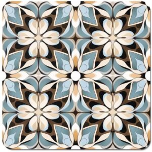 Warren Reed - Designer Beige & Brown Abstract Pattern Coasters - Set of 4 in Grey Grey Warren Reed - Designer Beige & Brown Abstract Pattern Coasters - Set of 4 in Grey Grey