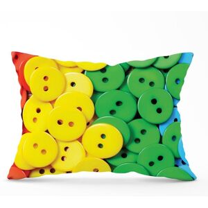 Warren Reed - Designer Colourful Buttons Pattern Cushions in Green Size: 45 cm x 45 cm Green 45 cm x 45 cm Warren Reed - Designer Colourful Buttons Pattern Cushions in Green Size: 45 cm x 45 cm Green 45 cm x 45 cm