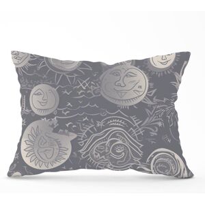Warren Reed - Designer Sun & Moon in Grey Cushions Size: 45 cm x 45 cm Grey 45 cm x 45 cm Warren Reed - Designer Sun & Moon in Grey Cushions Size: 45 cm x 45 cm Grey 45 cm x 45 cm