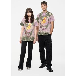 Grateful Dead Dead Leaves & Bouquet Dye Wash T-Shirt in White Size: XL White XL Grateful Dead Dead Leaves & Bouquet Dye Wash T-Shirt in White Size: XL White XL