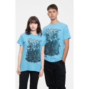 Slipknot The End So Far Band T-Shirt in Blue Size: Small Blue S Slipknot The End So Far Band T-Shirt in Blue Size: Small Blue S