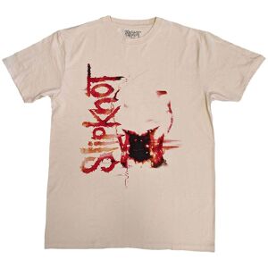 Slipknot The End So Far Band Logo T-Shirt in Natural Size: Large Natural L Slipknot The End So Far Band Logo T-Shirt in Natural Size: Large Natural L