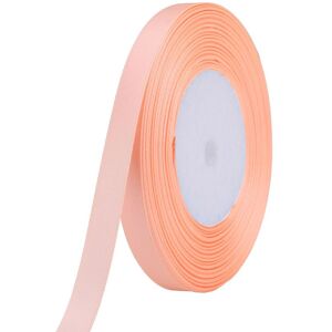 Neel Blue Double Sided Satin Polyester Ribbon Roll, 3mm x 25 Metres in Peach Peach Neel Blue Double Sided Satin Polyester Ribbon Roll, 3mm x 25 Metres in Peach Peach