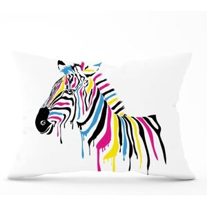Warren Reed - Designer Multi Coloured Zebra Cushions in Pink Size: 33 cm x 48 cm Pink 33 cm x 48 cm Warren Reed - Designer Multi Coloured Zebra Cushions in Pink Size: 33 cm x 48 cm Pink 33 cm x 48 cm