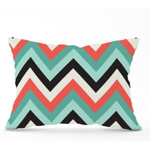 Warren Reed - Designer Geometric Colored Chevron Pattern Cushions in Green Size: 33 cm x 48 cm Green 33 cm x 48 cm Warren Reed - Designer Geometric Colored Chevron Pattern Cushions in Green Size: 33 cm x 48 cm Green 33 cm x 48 cm