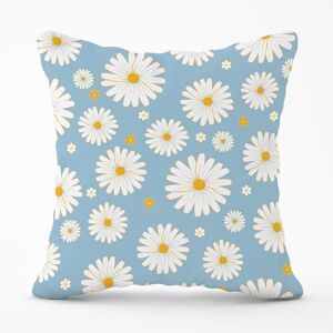 Warren Reed - Designer Summer Daisy Pattern Outdoor Cushion in Blue Size: 45 cm x 45 cm Blue 45 cm x 45 cm Warren Reed - Designer Summer Daisy Pattern Outdoor Cushion in Blue Size: 45 cm x 45 cm Blue 45 cm x 45 cm