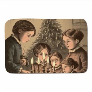 Warren Reed - Designer Christmas Candles Sherpa Blanket Size: Large Multicolor Large Warren Reed - Designer Christmas Candles Sherpa Blanket Size: Large Multicolor Large