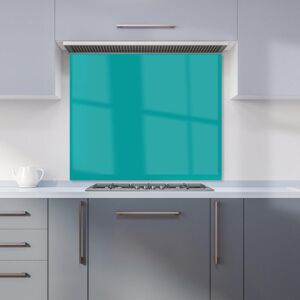 Warren Reed - Designer Teal Blue Kitchen Splashback Size: 600mm x 650mm Blue 600mm x 650mm Warren Reed - Designer Teal Blue Kitchen Splashback Size: 600mm x 650mm Blue 600mm x 650mm