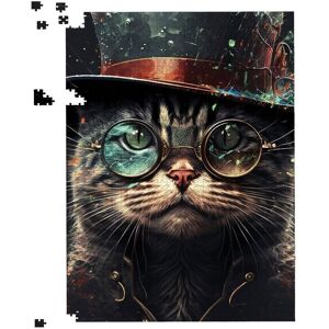 Warren Reed - Designer Cat With Glasses Splashart Jigsaw Puzzle Size: 500 Piece Multicolor 500 Piece Warren Reed - Designer Cat With Glasses Splashart Jigsaw Puzzle Size: 500 Piece Multicolor 500 Piece