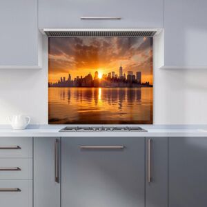 Warren Reed - Designer Sunrise In The City Kitchen Splashback Size: 900mm x 650mm Multicolor 900mm x 650mm Warren Reed - Designer Sunrise In The City Kitchen Splashback Size: 900mm x 650mm Multicolor 900mm x 650mm