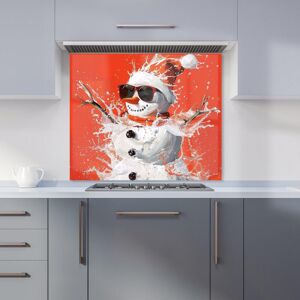 Warren Reed - Designer Cool Snowman in Winter Splash Kitchen Splashback in Purple Size: 900mm x 650mm Purple 900mm x 650mm Warren Reed - Designer Cool Snowman in Winter Splash Kitchen Splashback in Purple Size: 900mm x 650mm Purple 900mm x 650mm