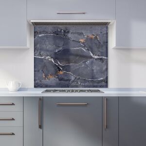 Warren Reed - Designer Polished Slate Grey Quartz Effect Kitchen Splashback in Peach Size: 700mm x 650mm Peach 700mm x 650mm Warren Reed - Designer Polished Slate Grey Quartz Effect Kitchen Splashback in Peach Size: 700mm x 650mm Peach 700mm x 650mm