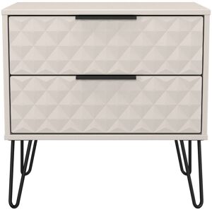 Ready Assembled 2 U Islay 2 Drawer Side Table (Ready Assembled) in Taupe Size: Small Taupe Small Ready Assembled 2 U Islay 2 Drawer Side Table (Ready Assembled) in Taupe Size: Small Taupe Small