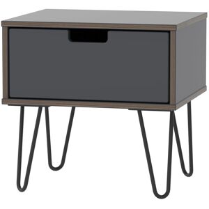 Ready Assembled 2 U Taiwan 1 Drawer Bedside (Ready Assembled) in Dark Grey Dark Grey Ready Assembled 2 U Taiwan 1 Drawer Bedside (Ready Assembled) in Dark Grey Dark Grey