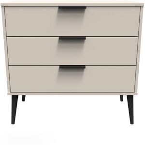 Ready Assembled 2 U Fuji 3 Drawer Chest (Ready Assembled) in Taupe Taupe Ready Assembled 2 U Fuji 3 Drawer Chest (Ready Assembled) in Taupe Taupe