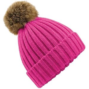 Beechfield Men's Cuffed Design Winter Hat in Fuchsia Fuchsia One Size Beechfield Men's Cuffed Design Winter Hat in Fuchsia Fuchsia One Size
