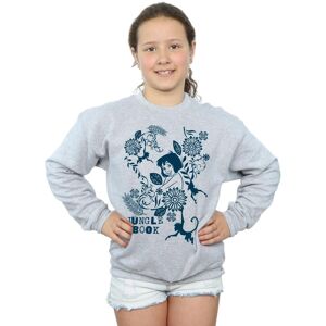 Disney Girl's The Jugle Book Mowgli Tale Sweatshirt in Grey Size: 7-8 Years Grey 7-8 Years Disney Girl's The Jugle Book Mowgli Tale Sweatshirt in Grey Size: 7-8 Years Grey 7-8 Years