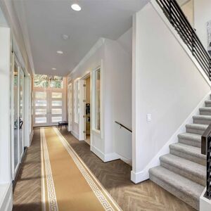 runrug Beige Key Long Hallway Carpet Runner Size: 60 cm x 180 cm Beige 60 cm x 180 cm runrug Beige Key Long Hallway Carpet Runner Size: 60 cm x 180 cm Beige 60 cm x 180 cm