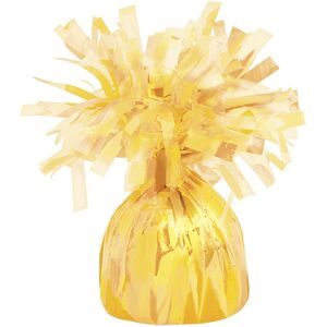 Unique Party Foil Tassels Balloon Weights (Pack Of 6) in Yellow Yellow Unique Party Foil Tassels Balloon Weights (Pack Of 6) in Yellow Yellow