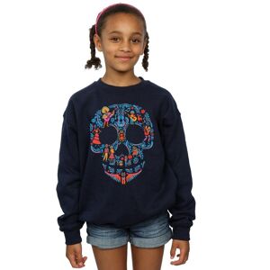 Disney Girl's Coco Skull Pattern Sweatshirt in Navy Size: 7-8 Years Navy 7-8 Years Disney Girl's Coco Skull Pattern Sweatshirt in Navy Size: 7-8 Years Navy 7-8 Years