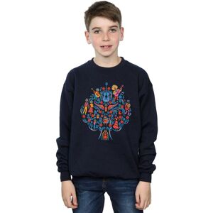 Disney Boy's Coco Tree Pattern Sweatshirt in Navy Size: 7-8 Years Navy 7-8 Years Disney Boy's Coco Tree Pattern Sweatshirt in Navy Size: 7-8 Years Navy 7-8 Years
