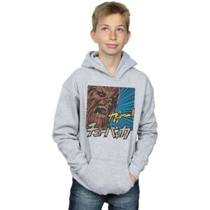 Star Wars Boy's Chewbacca Roar Pop Art Hoodie in Grey Size: 5-6 Years Grey 5-6 Years Star Wars Boy's Chewbacca Roar Pop Art Hoodie in Grey Size: 5-6 Years Grey 5-6 Years