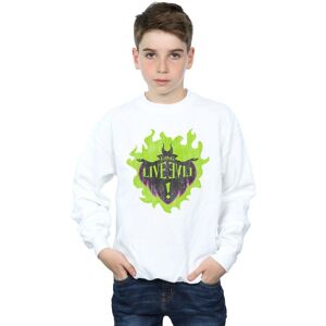 Disney Boy's The Descendants Maleficent Long Live Sweatshirt in White Size: 5-6 Years White 5-6 Years Disney Boy's The Descendants Maleficent Long Live Sweatshirt in White Size: 5-6 Years White 5-6 Years