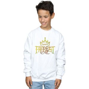 Disney Boy's The Descendants Fairest Gold Sweatshirt in White Size: 7-8 Years White 7-8 Years Disney Boy's The Descendants Fairest Gold Sweatshirt in White Size: 7-8 Years White 7-8 Years