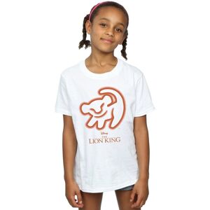 Disney Girl's The Lion King Cave Drawing Cotton T-Shirt in White Size: 5-6 Years White 5-6 Years Disney Girl's The Lion King Cave Drawing Cotton T-Shirt in White Size: 5-6 Years White 5-6 Years