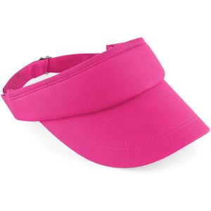 Beechfield Sports Visor Headwear Pack of 2 in Fuchsia Fuchsia One Size Beechfield Sports Visor Headwear Pack of 2 in Fuchsia Fuchsia One Size