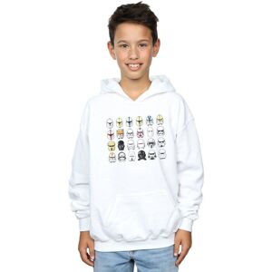 Star Wars Boy's Trooper Helmets Hoodie in White Size: 7-8 Years White 7-8 Years Star Wars Boy's Trooper Helmets Hoodie in White Size: 7-8 Years White 7-8 Years