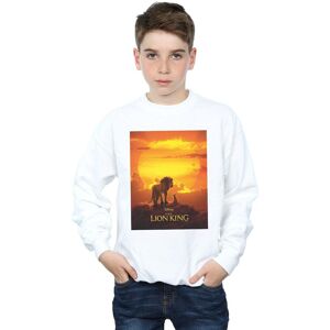 Disney Boy's The Lion King Movie Sunset Poster Sweatshirt in White Size: 7-8 Years White 7-8 Years Disney Boy's The Lion King Movie Sunset Poster Sweatshirt in White Size: 7-8 Years White 7-8 Years