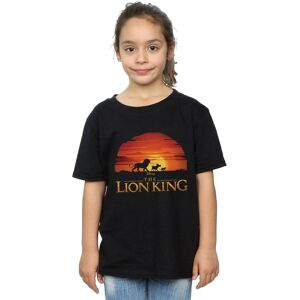 Disney Girl's The Lion King Movie Sunset Logo Cotton T-Shirt in Black Size: 5-6 Years Black 5-6 Years Disney Girl's The Lion King Movie Sunset Logo Cotton T-Shirt in Black Size: 5-6 Years Black 5-6 Years