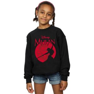 Disney Girl's Mulan Dragon Silhouette Sweatshirt in Black Size: 7-8 Years Black 7-8 Years Disney Girl's Mulan Dragon Silhouette Sweatshirt in Black Size: 7-8 Years Black 7-8 Years