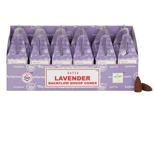 KDMD Set of 6 Packets of Satya Lavender Backflow Dhoop Cones in Brown Brown KDMD Set of 6 Packets of Satya Lavender Backflow Dhoop Cones in Brown Brown