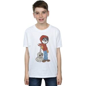 Disney Boy's Coco Miguel With Guitar T-Shirt in White Size: 5-6 Years White 5-6 Years Disney Boy's Coco Miguel With Guitar T-Shirt in White Size: 5-6 Years White 5-6 Years