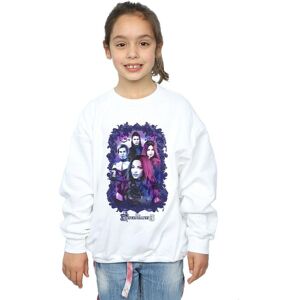 Disney Girl's The Descendants Group Attitude Sweatshirt in White Size: 7-8 Years White 7-8 Years Disney Girl's The Descendants Group Attitude Sweatshirt in White Size: 7-8 Years White 7-8 Years