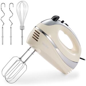 VonShef 5 Speed Electric Cream Hand Mixer Cream VonShef 5 Speed Electric Cream Hand Mixer Cream