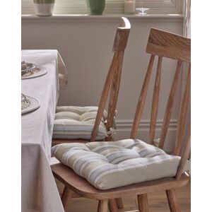Dibor Set of 2 Striped Indoor Chair Seat Pads Furniture Cushions L40cm x W40cm in Beige Size: 40 cm x 40 cm Beige 40 cm x 40 cm Dibor Set of 2 Striped Indoor Chair Seat Pads Furniture Cushions L40cm x W40cm in Beige Size: 40 cm x 40 cm Beige 40 cm x 40 cm