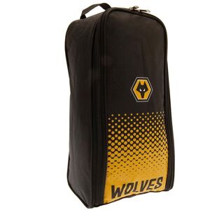 Wolverhampton Wanderers FC Men's Dot Fade Boot Bag in Black Black Wolverhampton Wanderers FC Men's Dot Fade Boot Bag in Black Black