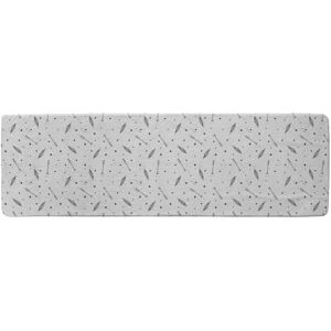 Benjamin Tate Design Feathers & Arrows In Boho Style Runner Rug in Natural Size: 67 cm x 230 cm Natural 67 cm x 230 cm Benjamin Tate Design Feathers & Arrows In Boho Style Runner Rug in Natural Size: 67 cm x 230 cm Natural 67 cm x 230 cm